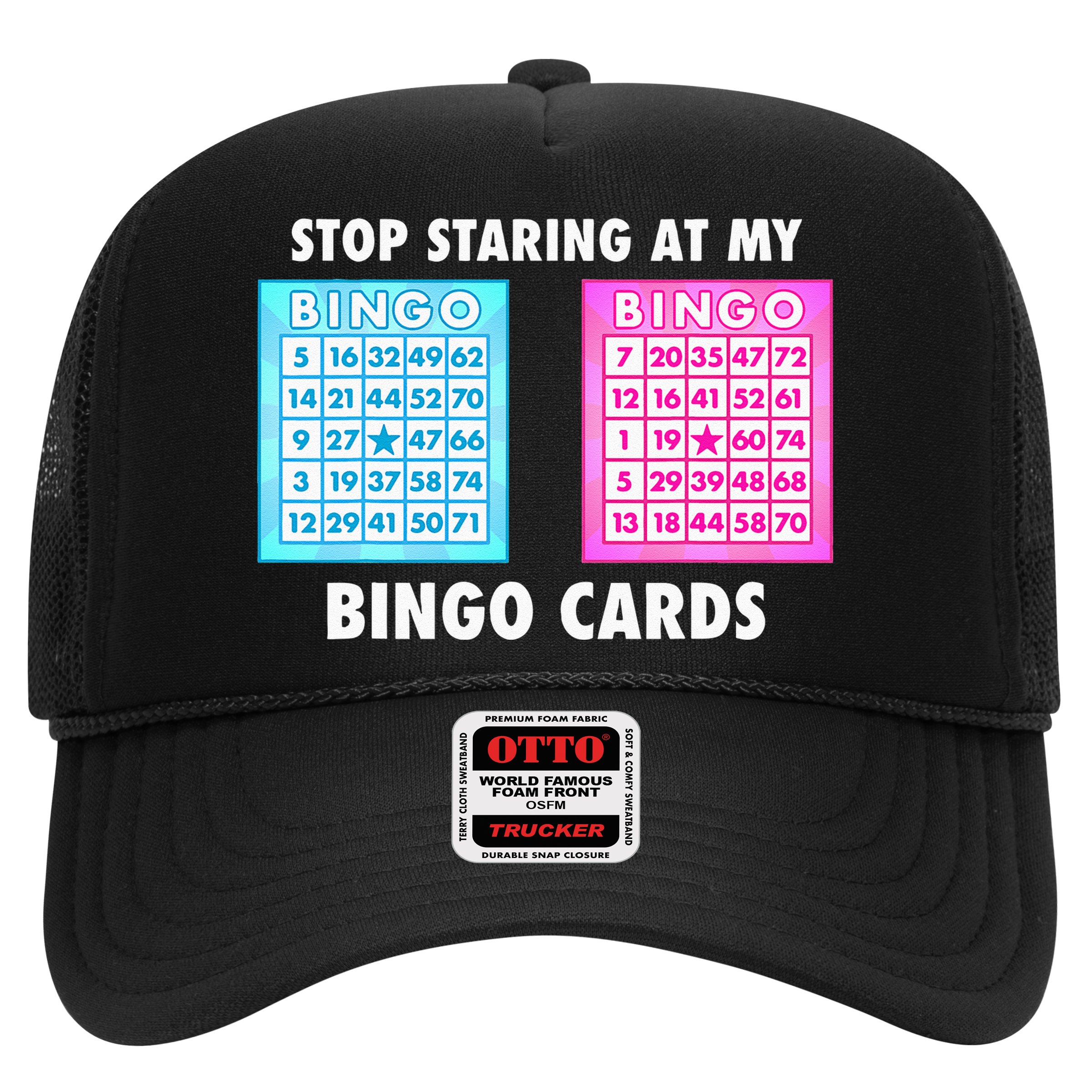 Funny Bingo Queen Stop Staring At My Bingo Cards Hat