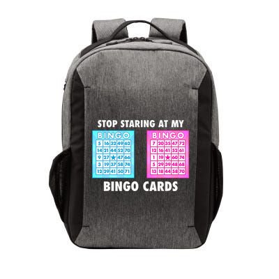 Funny Bingo Queen Stop Staring At My Bingo Cards Vector Backpack
