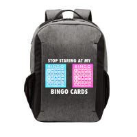 Funny Bingo Queen Stop Staring At My Bingo Cards Vector Backpack