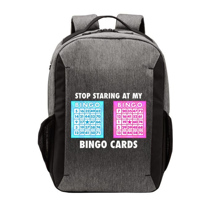 Funny Bingo Queen Stop Staring At My Bingo Cards Vector Backpack