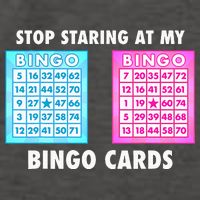 Funny Bingo Queen Stop Staring At My Bingo Cards Vector Backpack