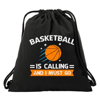 Funny Basketball Quote Funny Sports Funny Basketball Lover Drawstring Bag