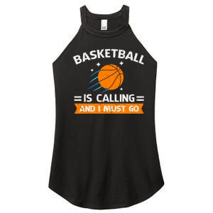 Funny Basketball Quote Funny Sports Funny Basketball Lover Women's Perfect Tri Rocker Tank