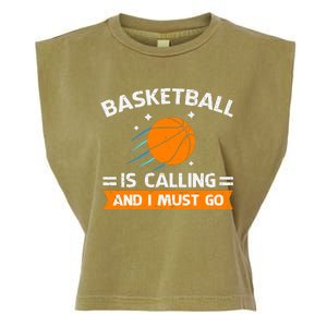 Funny Basketball Quote Funny Sports Funny Basketball Lover Garment-Dyed Women's Muscle Tee