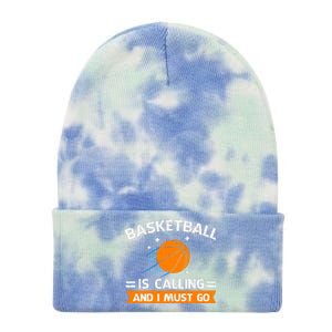 Funny Basketball Quote Funny Sports Funny Basketball Lover Tie Dye 12in Knit Beanie