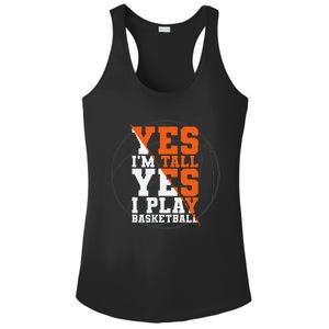 Funny Basketball Quote Sayings Graphic Plus Ladies PosiCharge Competitor Racerback Tank