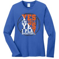 Funny Basketball Quote Sayings Graphic Plus Ladies Long Sleeve Shirt