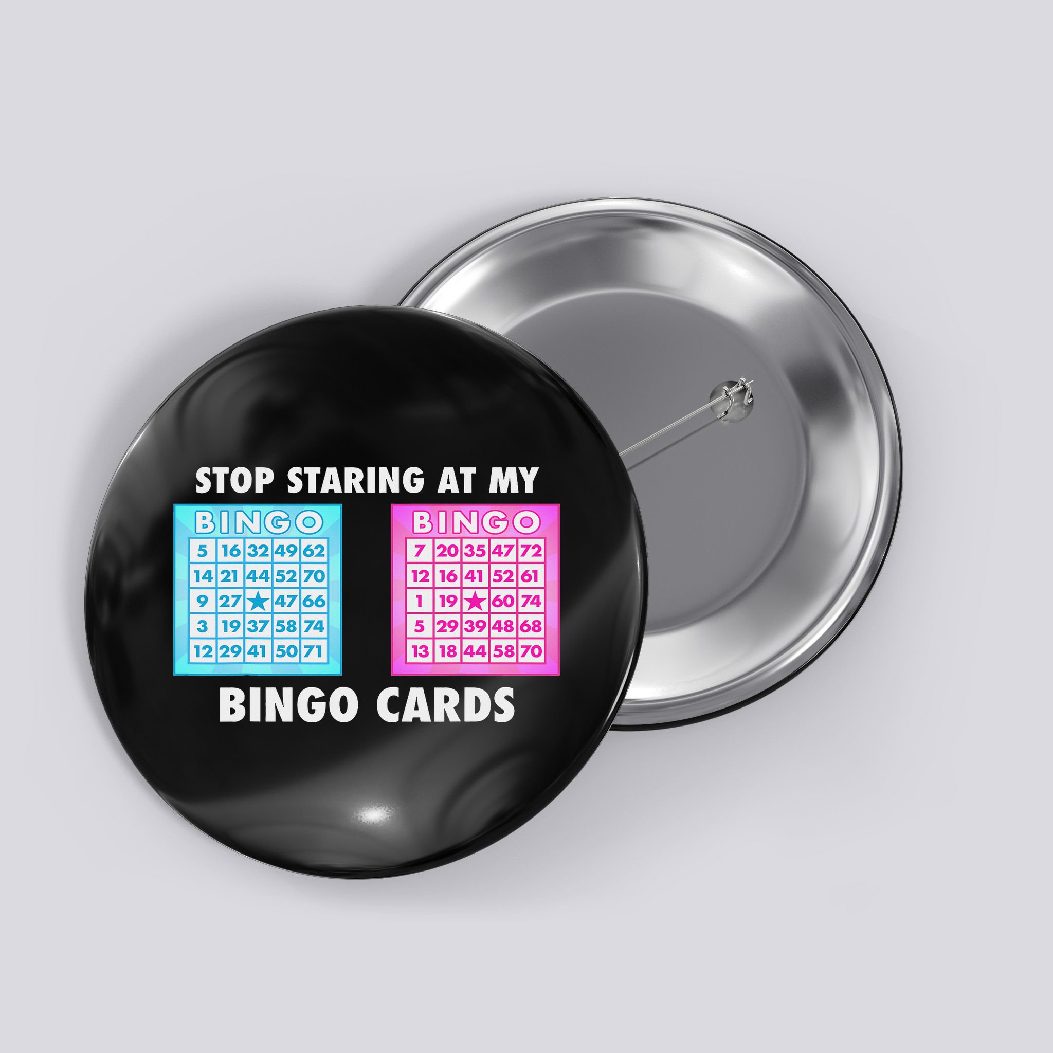 Funny Bingo Queen Stop Staring At My Bingo Cards Button