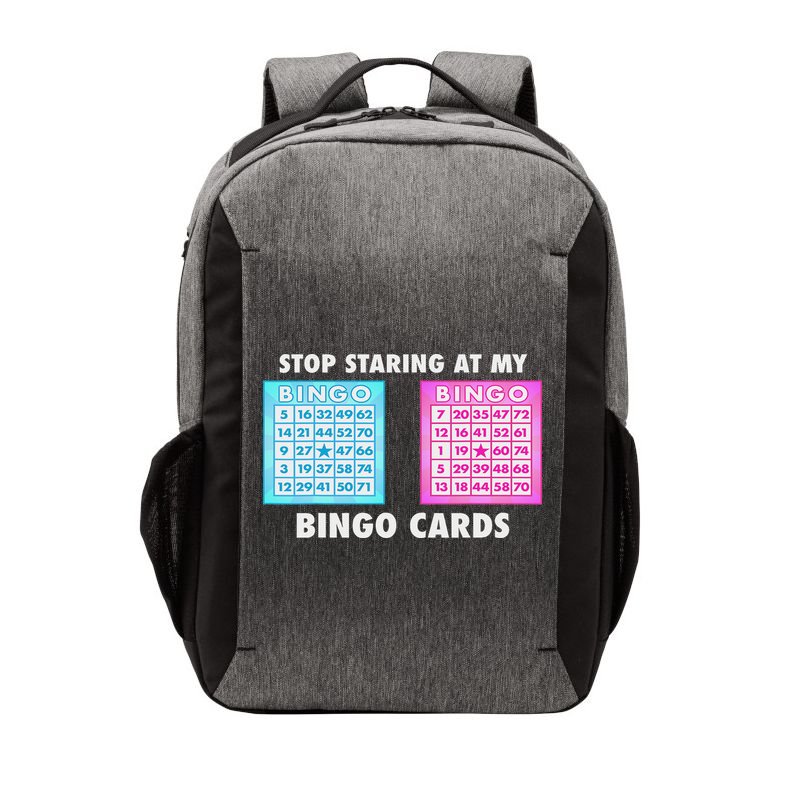 Funny Bingo Queen Stop Staring At My Bingo Cards Vector Backpack