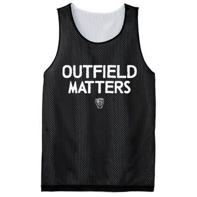 Funny Baseball Quote Outfield Matters Outfielders Mesh Reversible Basketball Jersey Tank