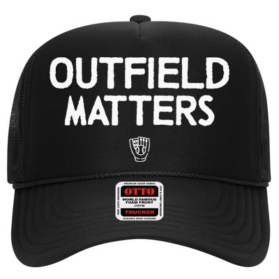 Funny Baseball Quote Outfield Matters Outfielders Hat
