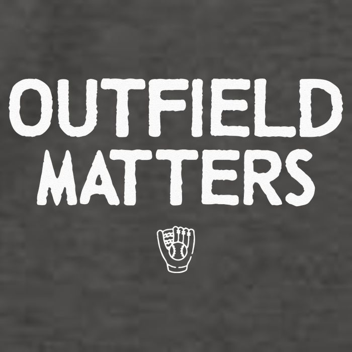 Funny Baseball Quote Outfield Matters Outfielders Vector Backpack