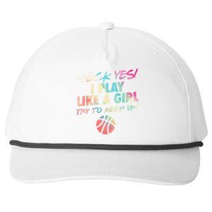 Funny Basketball Quote Gift Idea Teen Girls Cute Colors Snapback Five-Panel Rope Hat