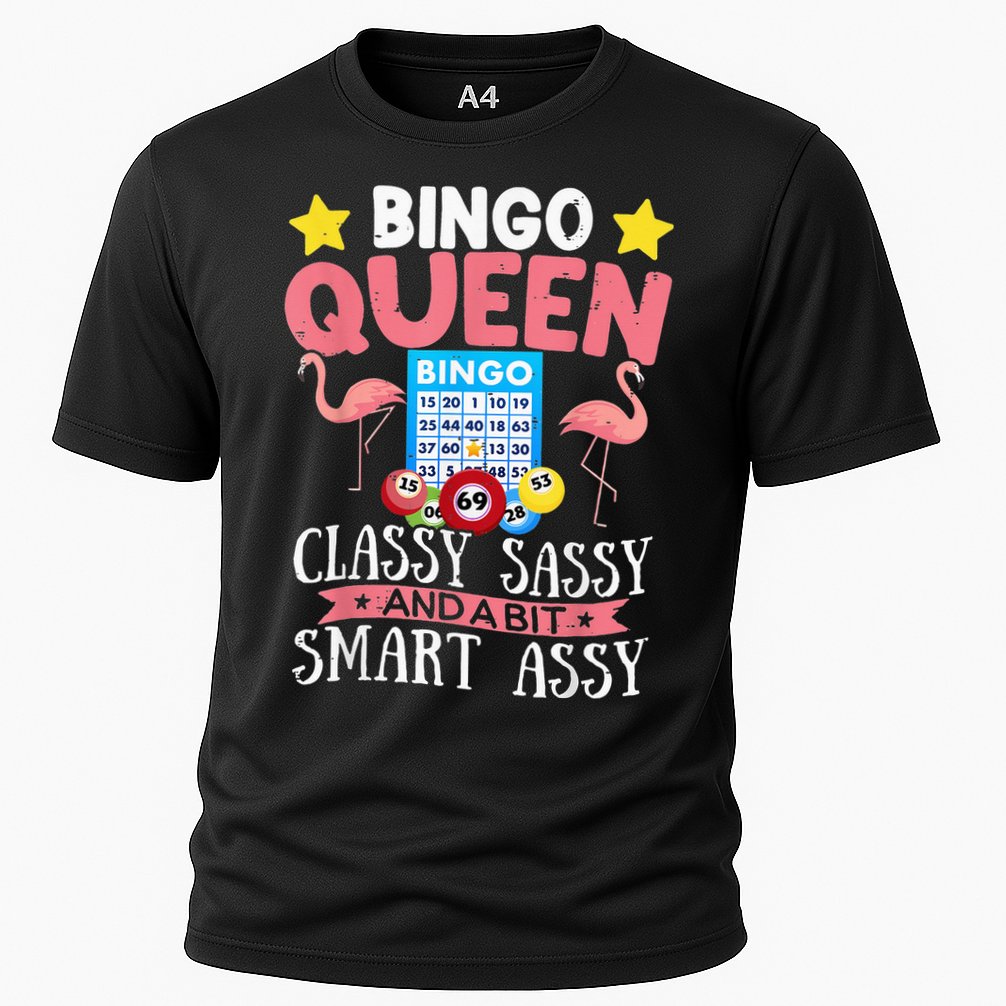 Funny Bingo Queen Bingo Flamingo Mothers Day Performance Shirt