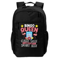 Funny Bingo Queen Bingo Flamingo Mothers Day Backpack
