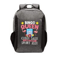 Funny Bingo Queen Bingo Flamingo Mothers Day Vector Backpack