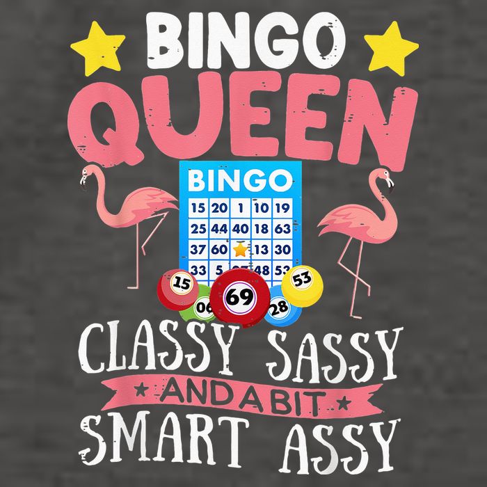 Funny Bingo Queen Bingo Flamingo Mothers Day Vector Backpack