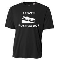 Funny Boating Quote I Hate Pulling Out For Boat Captain Cooling Performance Crew T-Shirt