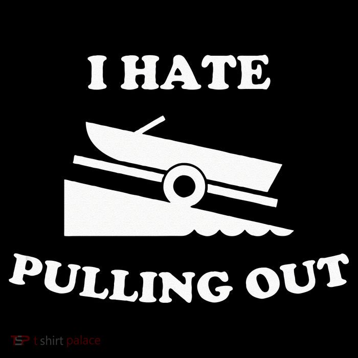 Funny Boating Quote I Hate Pulling Out For Boat Captain Flat Bill Trucker Hat