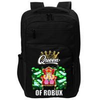 Funny Blox Queen Of ROBUX For Girl VR Gaming Or Video Gamer Impact Tech Backpack