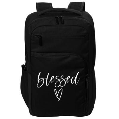 Funny Blessed Religious Faith Christian Jesus Impact Tech Backpack