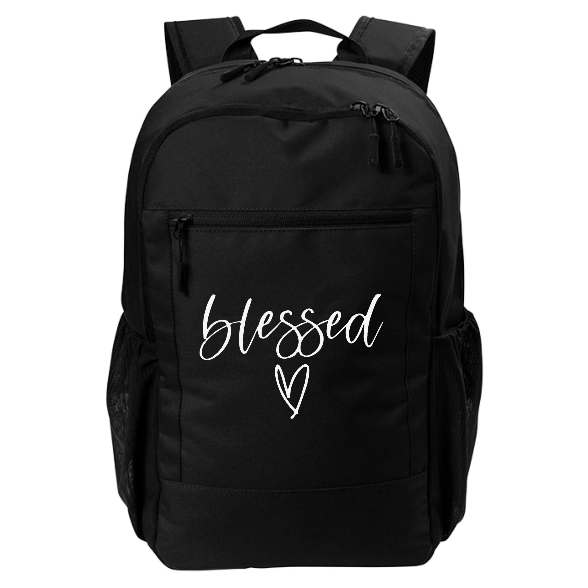 Funny Blessed Religious Faith Christian Jesus Backpack