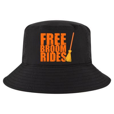 Free Broom Rides Funny Halloween Cool Comfort Performance Bucket Hat