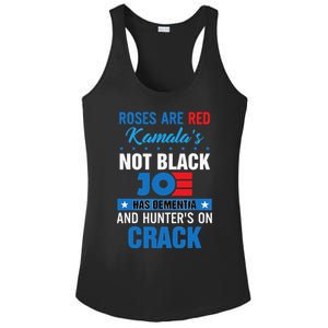 Funny Biden Roses Are Red Kamala Not Black Joe Ladies PosiCharge Competitor Racerback Tank