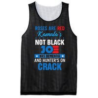 Funny Biden Roses Are Red Kamala Not Black Joe Mesh Reversible Basketball Jersey Tank