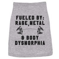 Fueled By Rage Metal And Body Dysmorphia Funny Doggie Tank