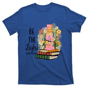 Flower Bookworm Reader Reading Day Bible Verse Matthew 5:14 Funny Gift T-Shirt