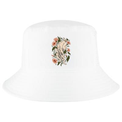 Flower Bunny Rabbit Cottagecore Aesthetic Cool Comfort Performance Bucket Hat