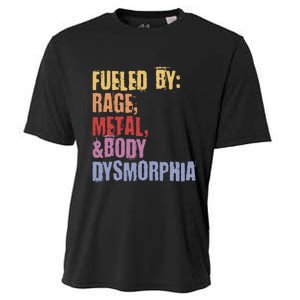 Fueled By Rage Metal And Body Dysmorphia Cooling Performance Crew T-Shirt