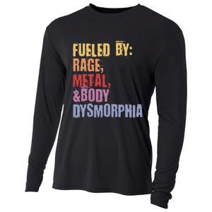 Fueled By Rage Metal And Body Dysmorphia Cooling Performance Long Sleeve Crew