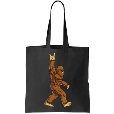 Funny Bigfoot Rock On Sasquatch Rock And Roll Gift Bag