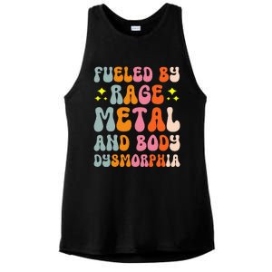 Fueled By Rage Metal And Body Dysmorphia Ladies PosiCharge Tri-Blend Wicking Tank