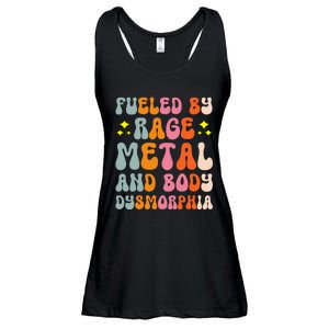 Fueled By Rage Metal And Body Dysmorphia Ladies Essential Flowy Tank