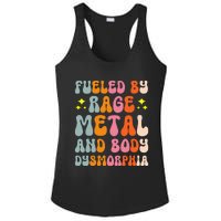 Fueled By Rage Metal And Body Dysmorphia Ladies PosiCharge Competitor Racerback Tank