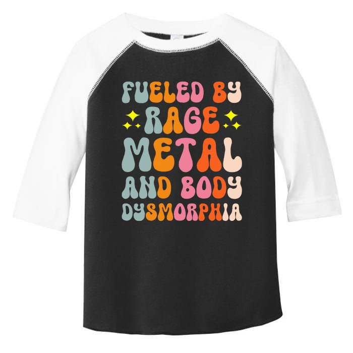 Fueled By Rage Metal And Body Dysmorphia Toddler Fine Jersey T-Shirt