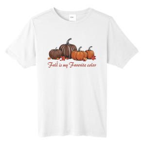 Fall Babe Retro Groovy Smile Face Autumn Leave Leopard Fall Tall Fusion ChromaSoft Performance T-Shirt