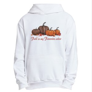 Fall Babe Retro Groovy Smile Face Autumn Leave Leopard Fall Urban Pullover Hoodie