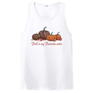 Fall Babe Retro Groovy Smile Face Autumn Leave Leopard Fall PosiCharge Competitor Tank