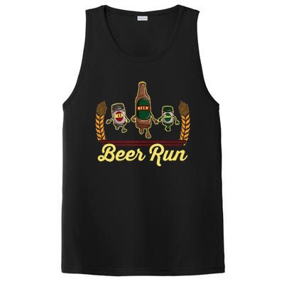 Funny Beer Running Gif BEER RUN PosiCharge Competitor Tank