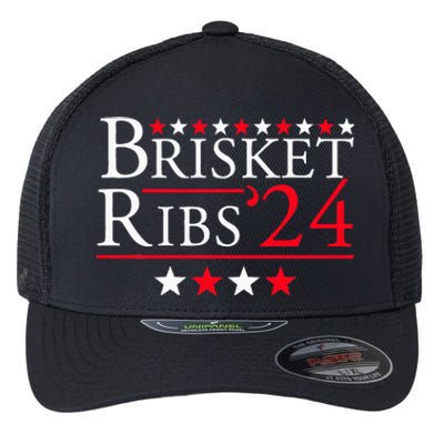 Funny Brisket Ribs Brisket Ribs 2024 Flexfit Unipanel Trucker Cap