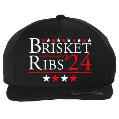 Funny Brisket Ribs Brisket Ribs 2024 Wool Snapback Cap