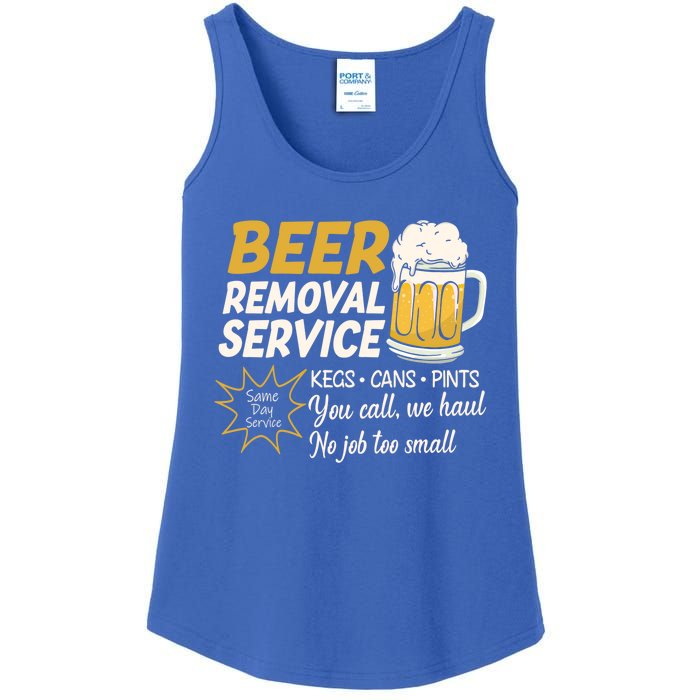 Funny Beer Removal Service Beer Ing Gift Ladies Essential Tank