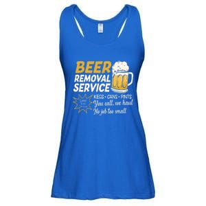 Funny Beer Removal Service Beer Ing Gift Ladies Essential Flowy Tank