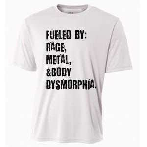 Fueled By Rage Metal And Body Dysmorphia Grunge Cooling Performance Crew T-Shirt