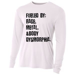 Fueled By Rage Metal And Body Dysmorphia Grunge Cooling Performance Long Sleeve Crew