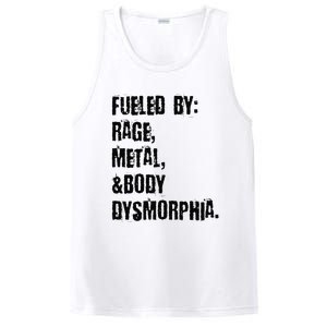 Fueled By Rage Metal And Body Dysmorphia Grunge PosiCharge Competitor Tank